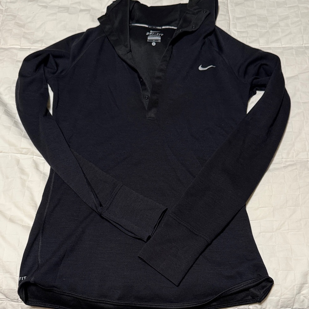 Nike Women's Black Long Sleeve Hoodie